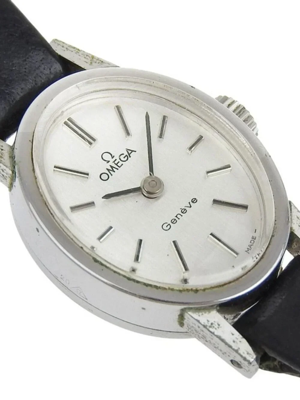 OMEGA Geneva Watches cal.485 SilverDial Stainless Steel Hand Winding Analo...